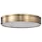 Nuvo Kendall, 14 Inch LED Flush Mount, Burnished Brass with Alabaster Glass 62/2121 - alternate 7